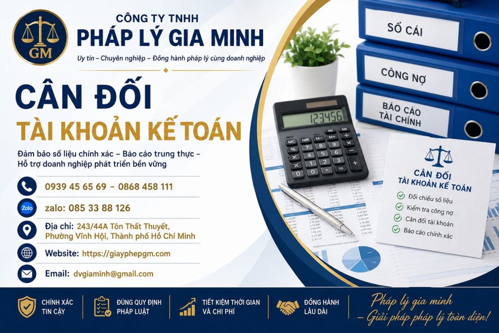 Cân đối tài khoản kế toán