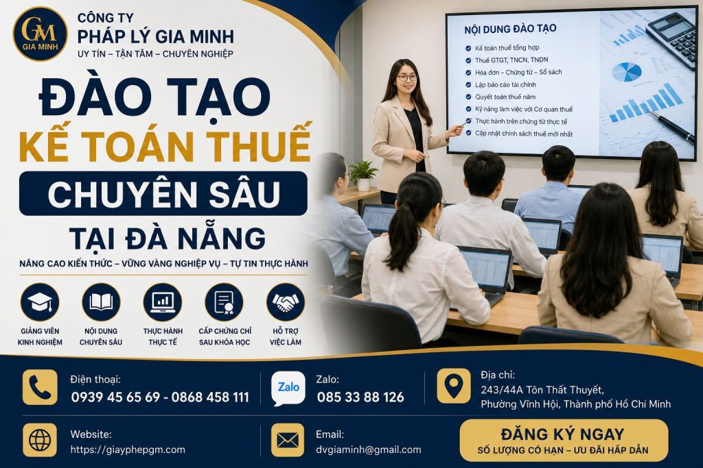 Đào Tạo Kế Toán Thuế Chuyên Sâu Tại Đà Nẵng