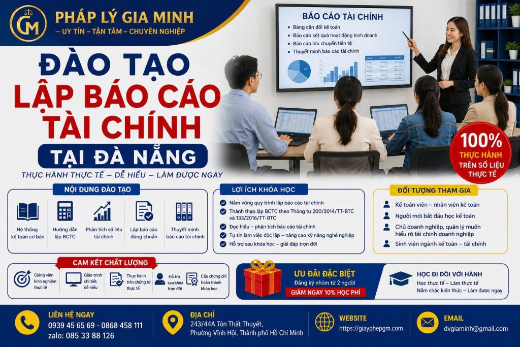 Đào Tạo Lập Báo Cáo Tài Chính Tại Đà Nẵng