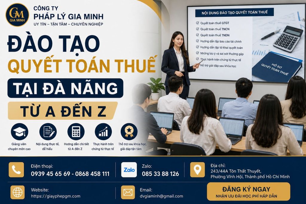Đào Tạo Quyết Toán Thuế Tại Đà Nẵng Từ A Đến Z