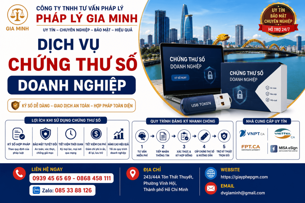 Dịch Vụ Chứng Thư Số Doanh Nghiệp
