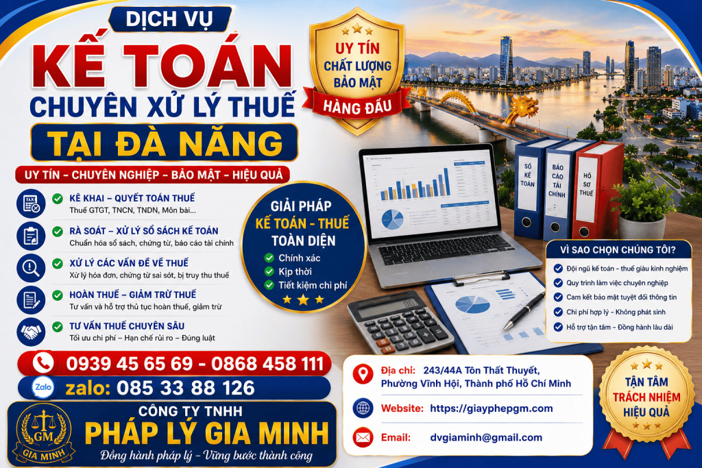Dịch Vụ Kế Toán Chuyên Xử Lý Thuế Tại Đà Nẵng