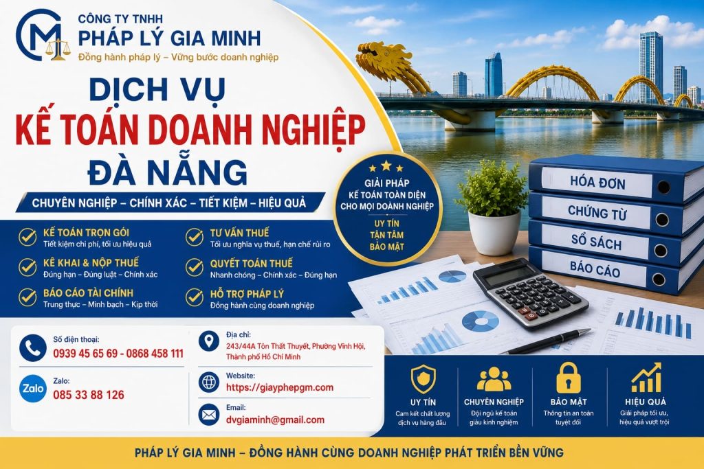Dịch vụ kế toán doanh nghiệp Đà Nẵng
