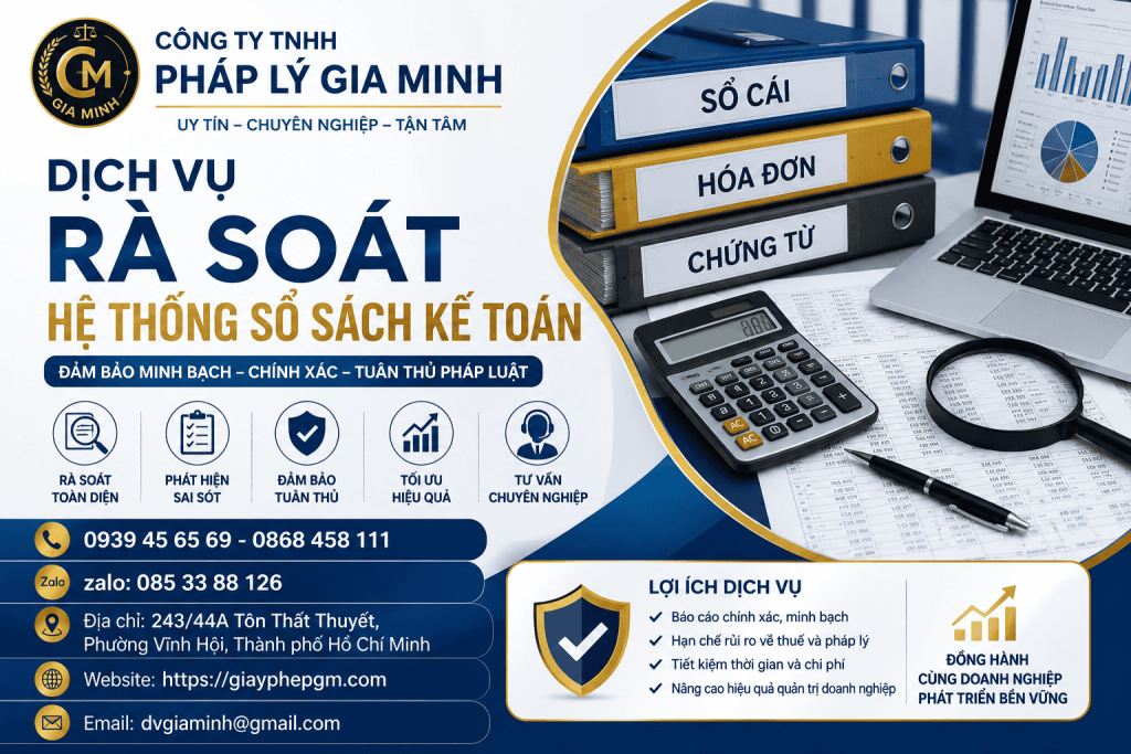 Dịch Vụ Rà Soát Hệ Thống Sổ Sách Kế Toán