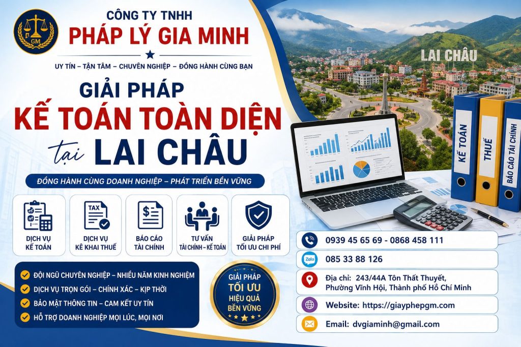 Giải pháp kế toán toàn diện tại Lai Châu