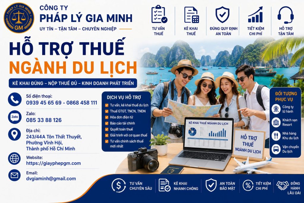 Hỗ trợ thuế ngành du lịch