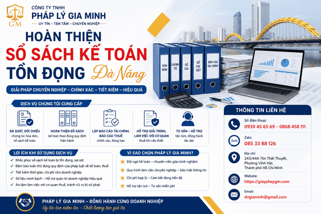 Hoàn Thiện Sổ Sách Kế Toán Tồn Đọng Đà Nẵng