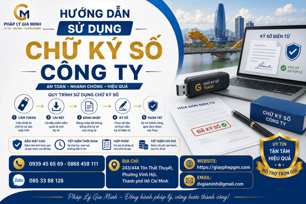 Hướng Dẫn Sử Dụng Chữ Ký Số Công Ty