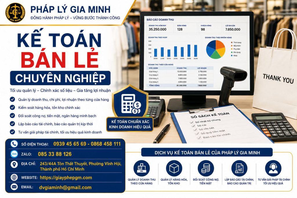 Kế toán bán lẻ chuyên nghiệp