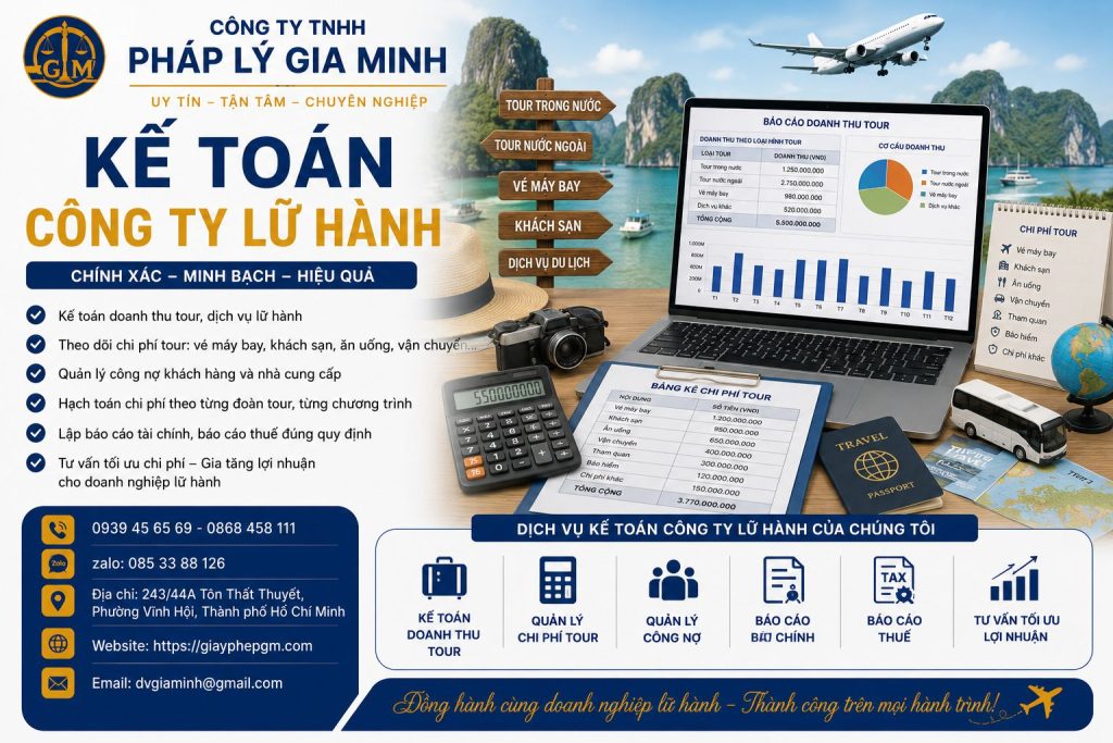 Kế toán công ty lữ hành