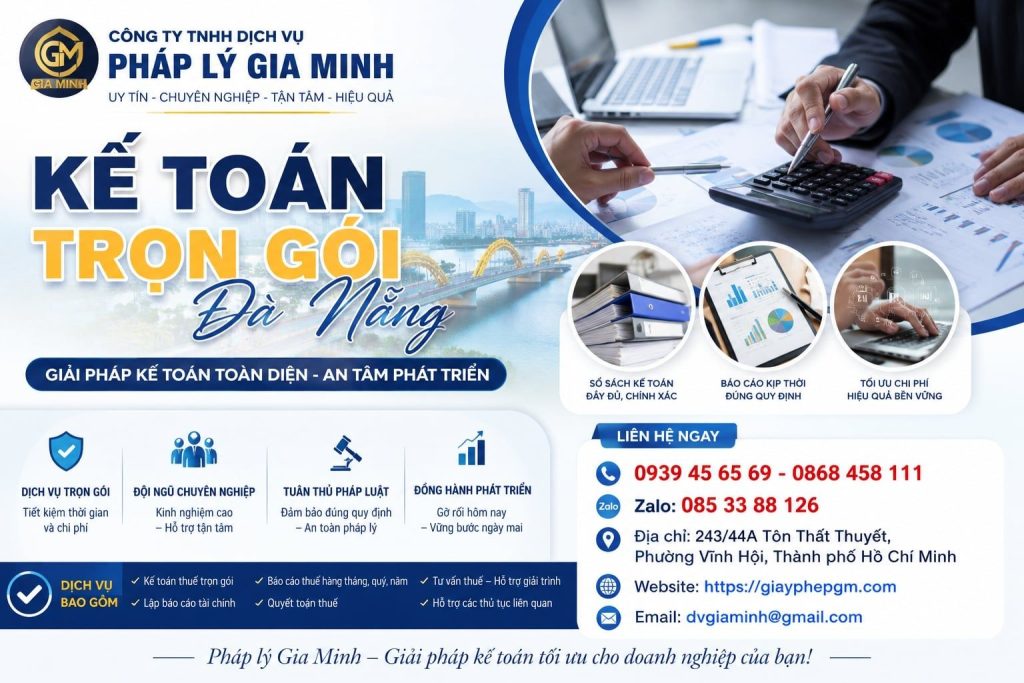 Kế toán trọn gói Đà Nẵng chất lượng