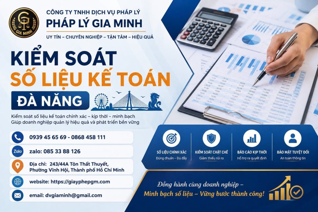 Kiểm soát số liệu kế toán Đà Nẵng