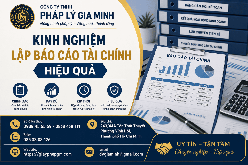 Kinh Nghiệm Lập Báo Cáo Tài Chính Hiệu Quả