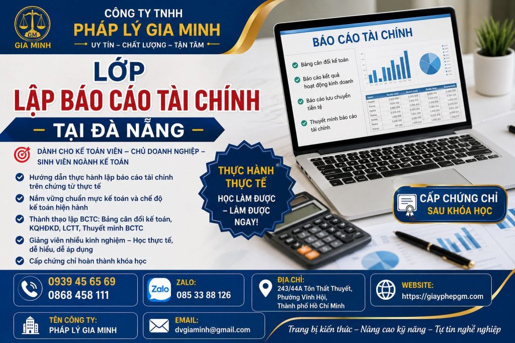 Lớp Lập Báo Cáo Tài Chính Tại Đà Nẵng