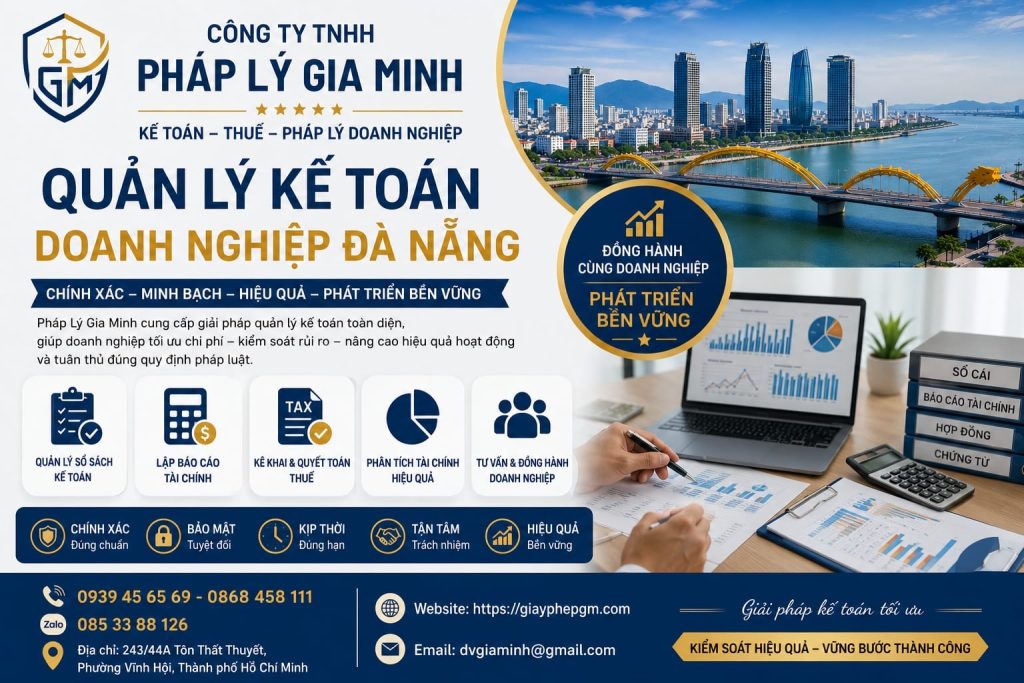 Quản lý kế toán doanh nghiệp Đà Nẵng