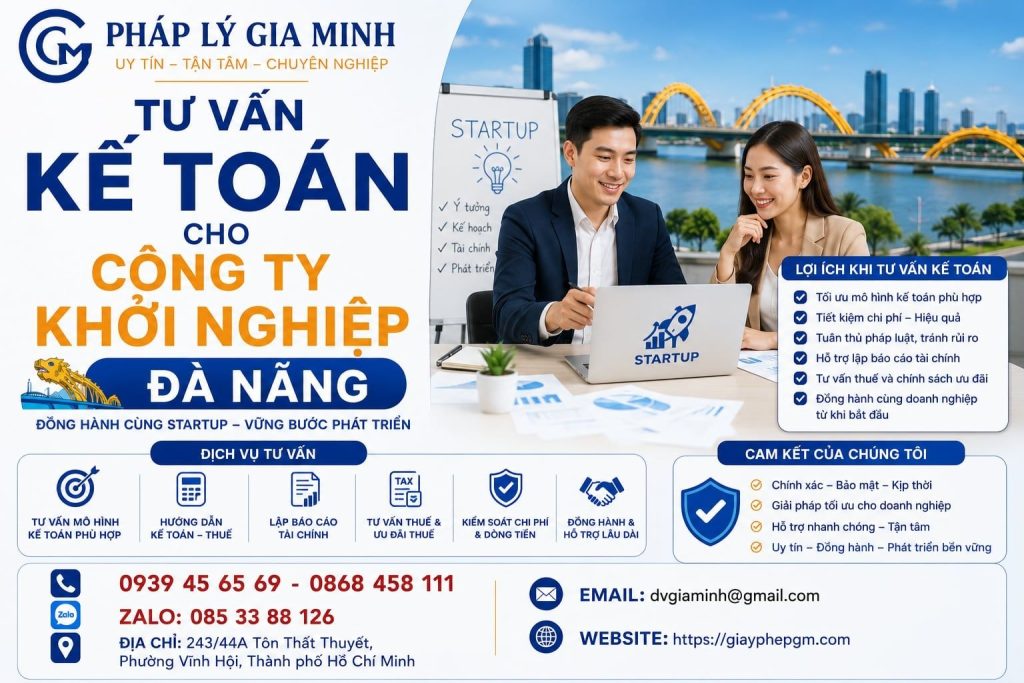 Tư vấn kế toán cho công ty khởi nghiệp Đà Nẵng