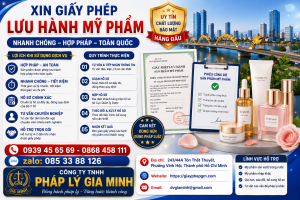 Xin Giấy Phép Lưu Hành Mỹ Phẩm