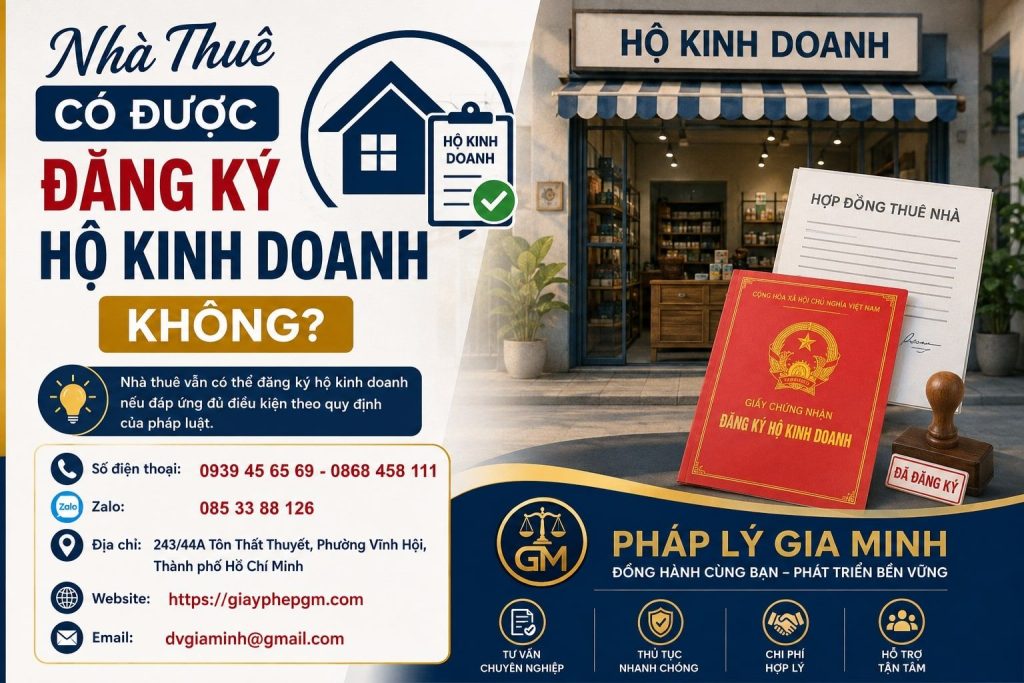 Nhà Thuê Có Được Đăng Ký Hộ Kinh Doanh Không