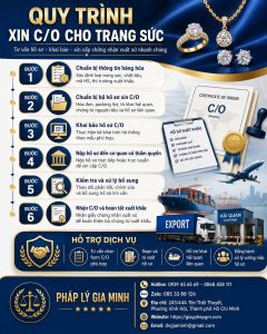 Quy trình xin C/O cho trang sức