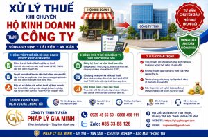 Xử Lý Thuế Khi Chuyển Hộ Kinh Doanh Thành Công Ty