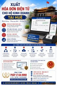 Xuất hóa đơn điện tử cho hộ kinh doanh tại Huế