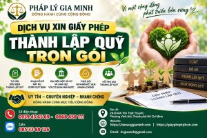Dịch vụ xin giấy phép thành lập quỹ trọn gói