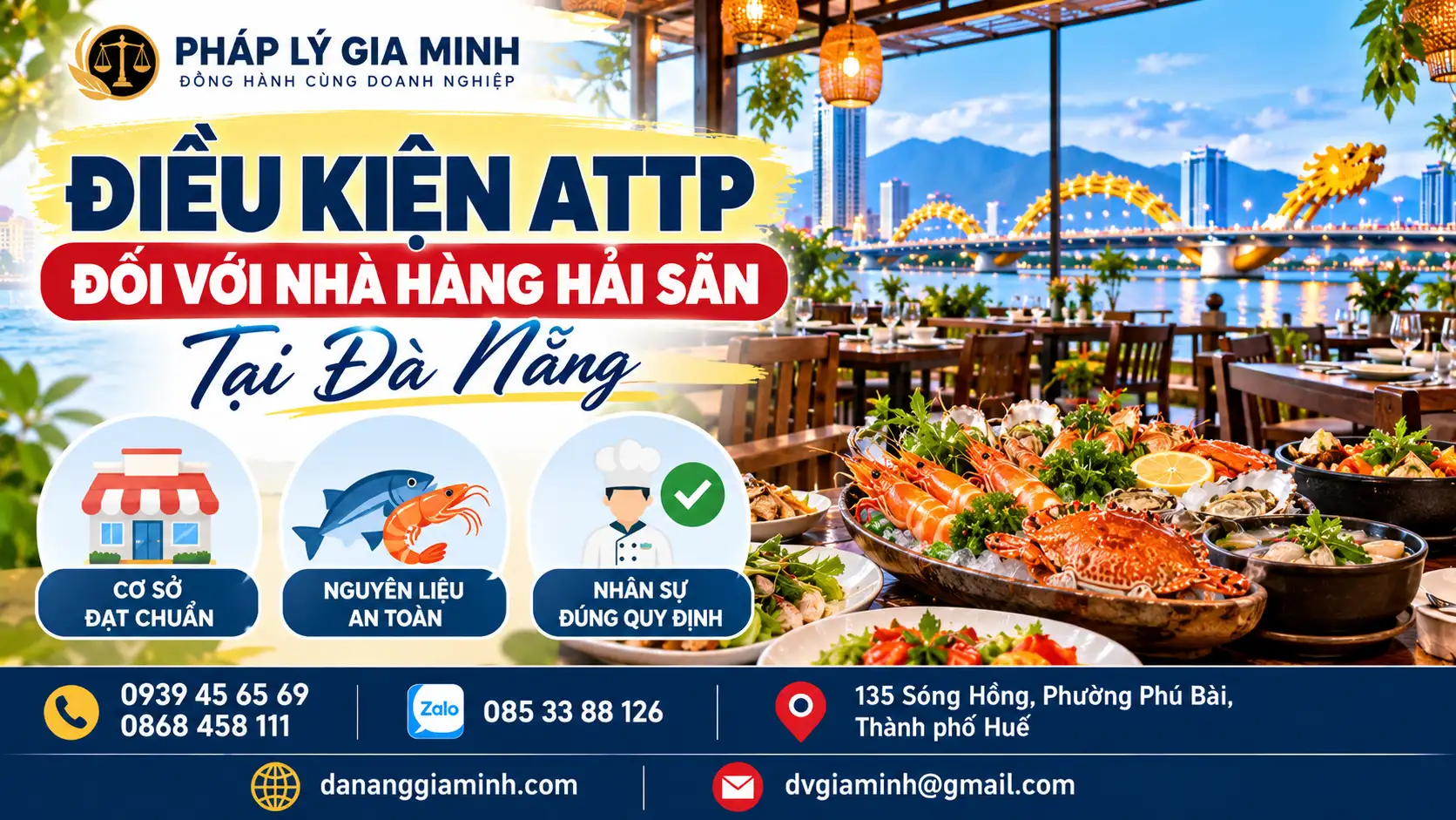 Điều kiện ATTP đối với nhà hàng hải sản tại Đà Nẵng