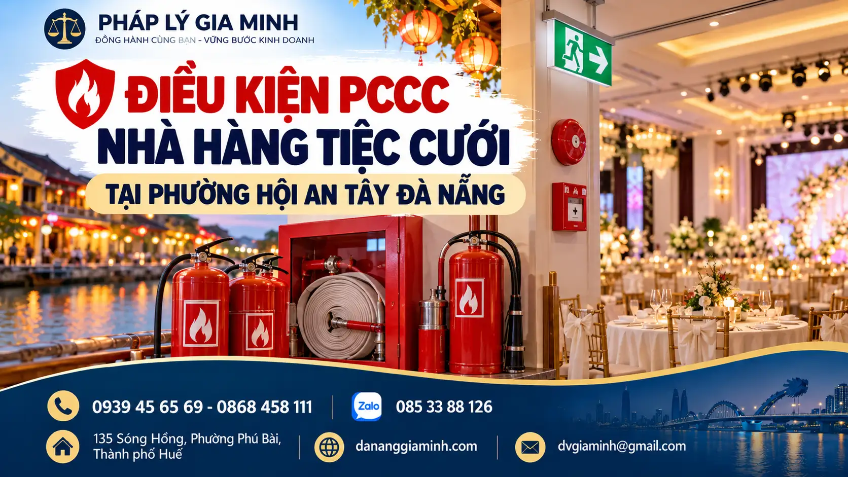 Điều kiện PCCC nhà hàng tiệc cưới tại phường Hội An Tây Đà Nẵng