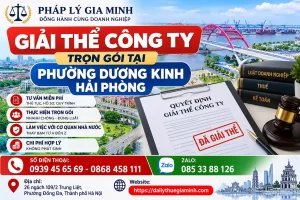 Giải thể công ty trọn gói tại phường Dương Kinh Hải Phòng