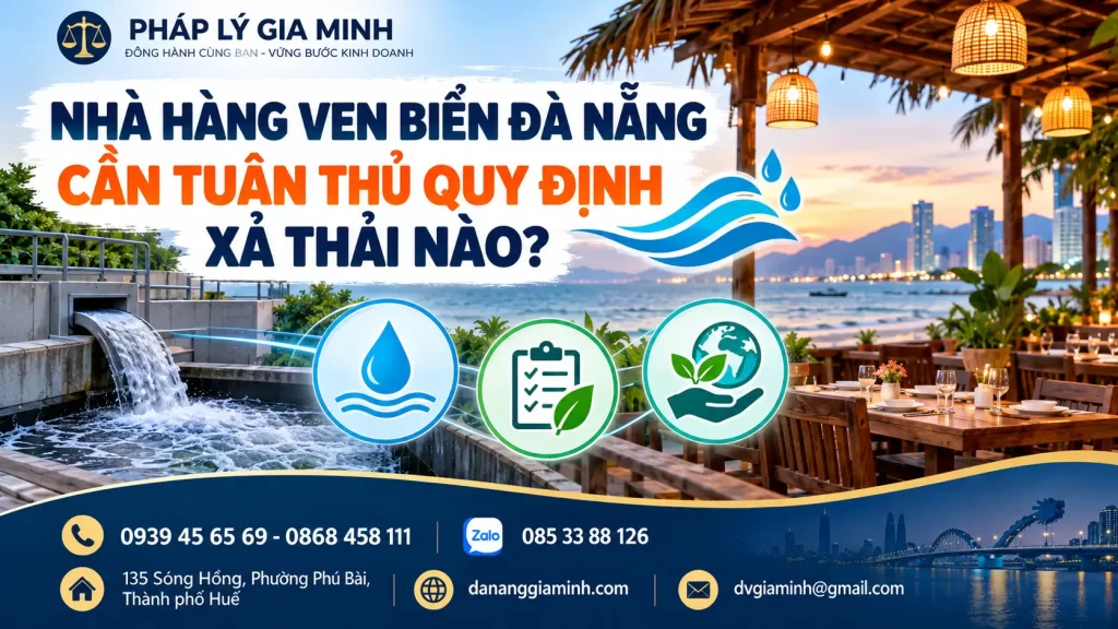 Quy định xả thải đối với nhà hàng ven biển Đà Nẵng